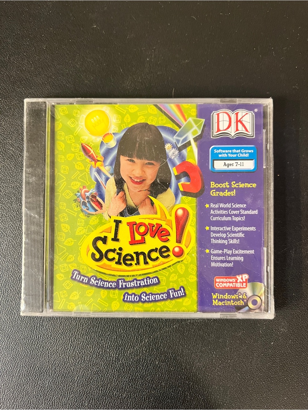 I Love Science! By Scholastic Ages 7-11 [Windows/Mac CD-Rom] SEALED